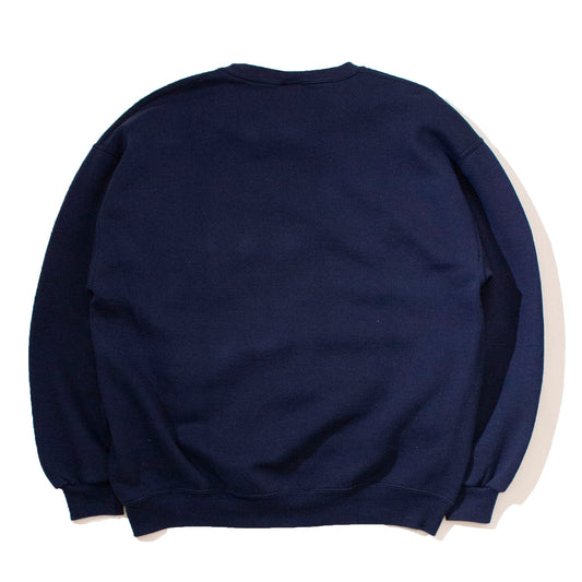 Navy crewneck sweatshirt