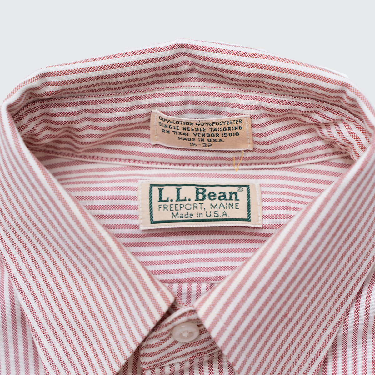 Stripe Oxford B.D Shirt Made in U.S.A.