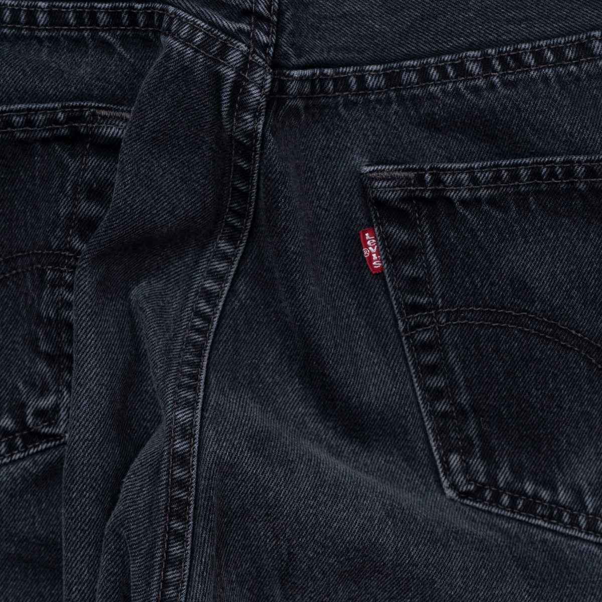 501 Black Denim Pants Made in USA