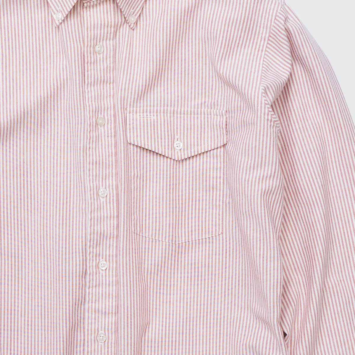 Stripe Oxford B.D Shirt Made in U.S.A.