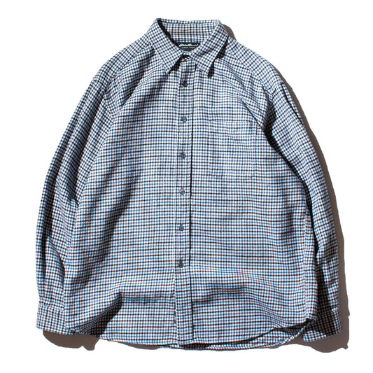 Houndtooth Cotton Flannel Shirt