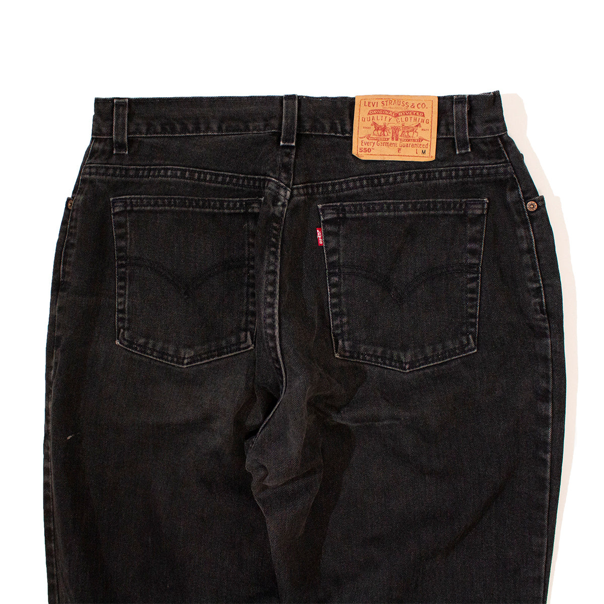 550 Black Denim Pants Made in U.S.A.