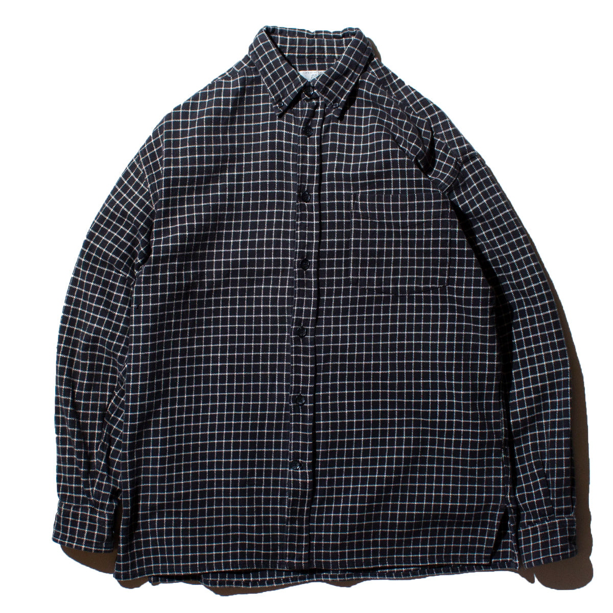 Windowpane Cotton Check Shirt