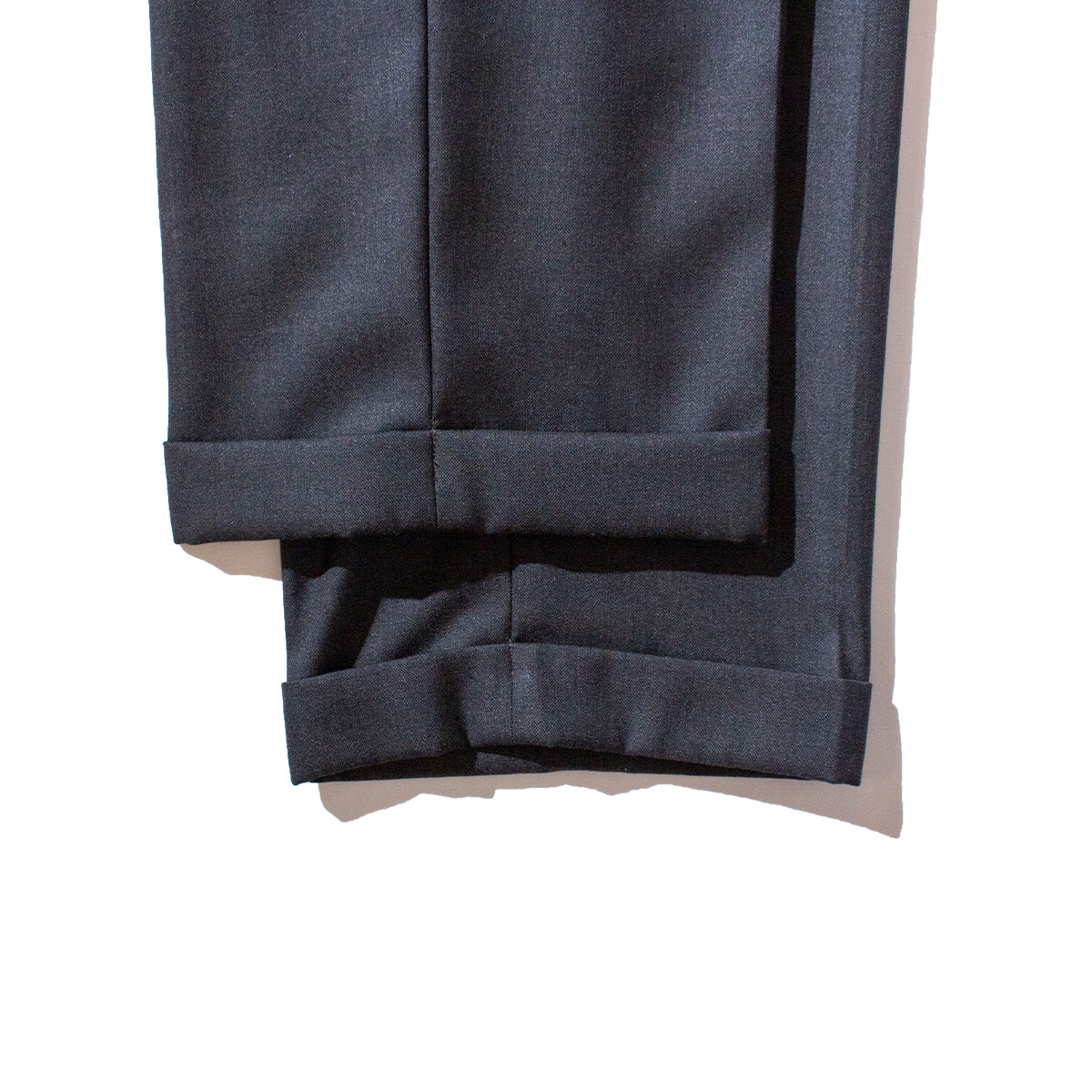 Polyester × Rayon 2Tuck Slacks [W34 / L32]