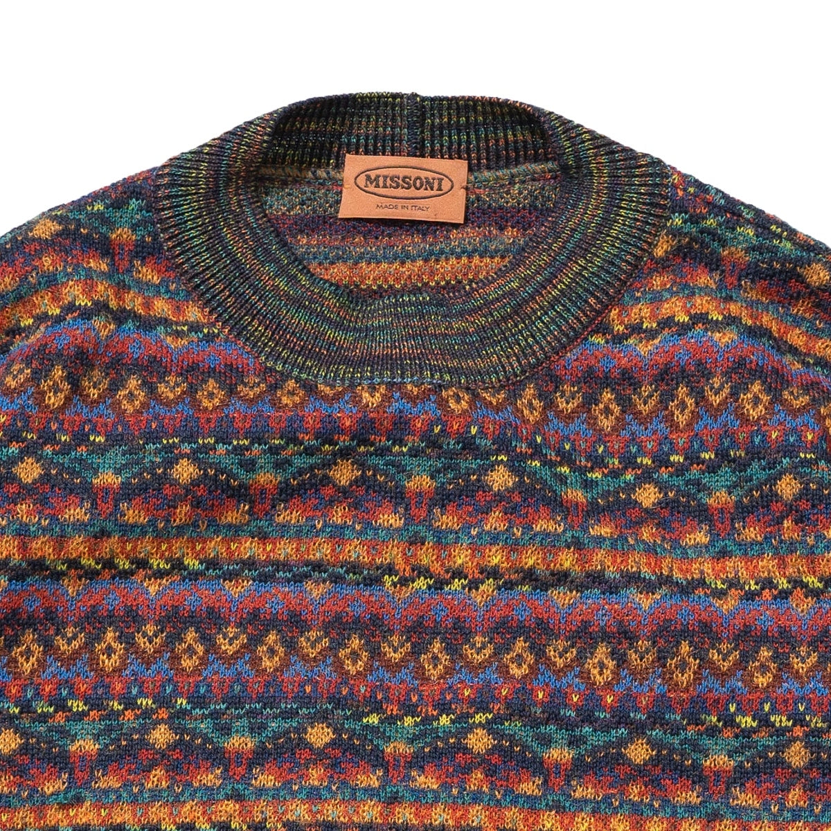 Jacquard Knit Sweater