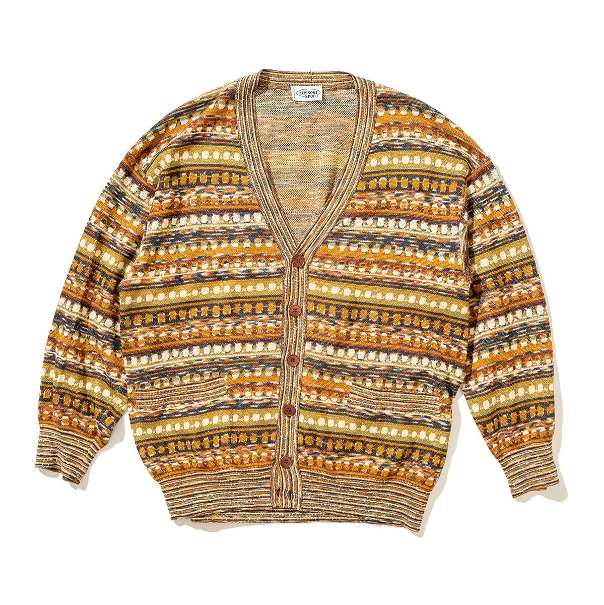 Jacquard Knit Cardigan