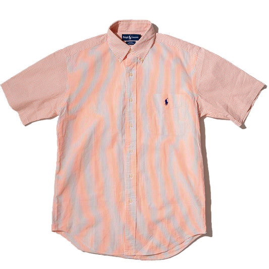 Seersucker "BLAKE" Cotton BD S/S Shirt