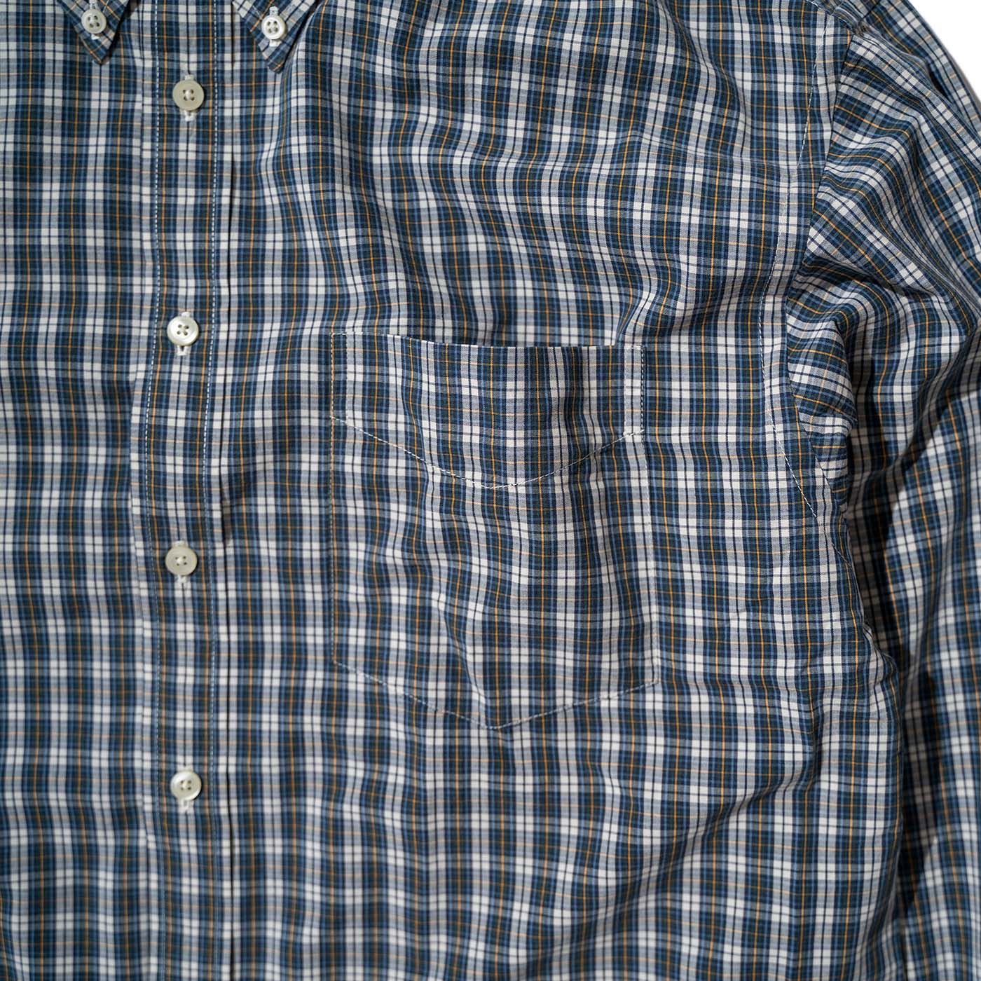 Green Plaid Cotton BD Shirt