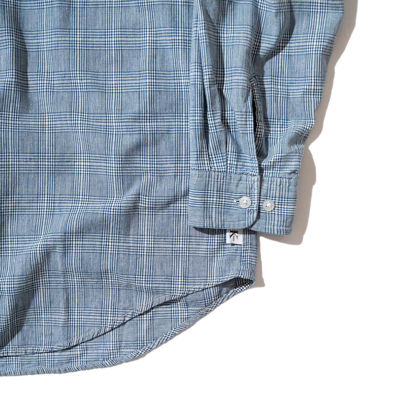 SAX Woven Plaid Cotton Shirt