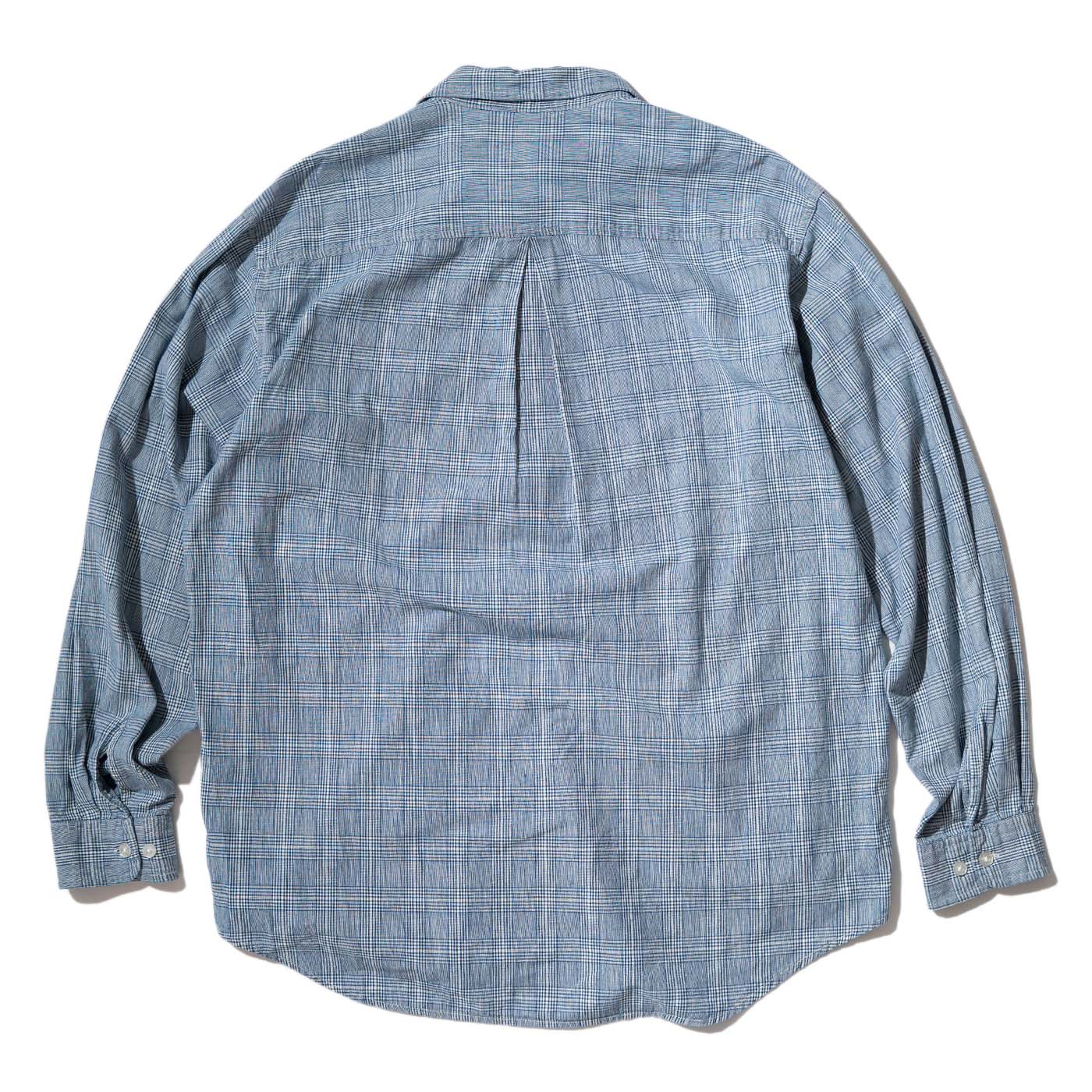 SAX Woven Plaid Cotton Shirt