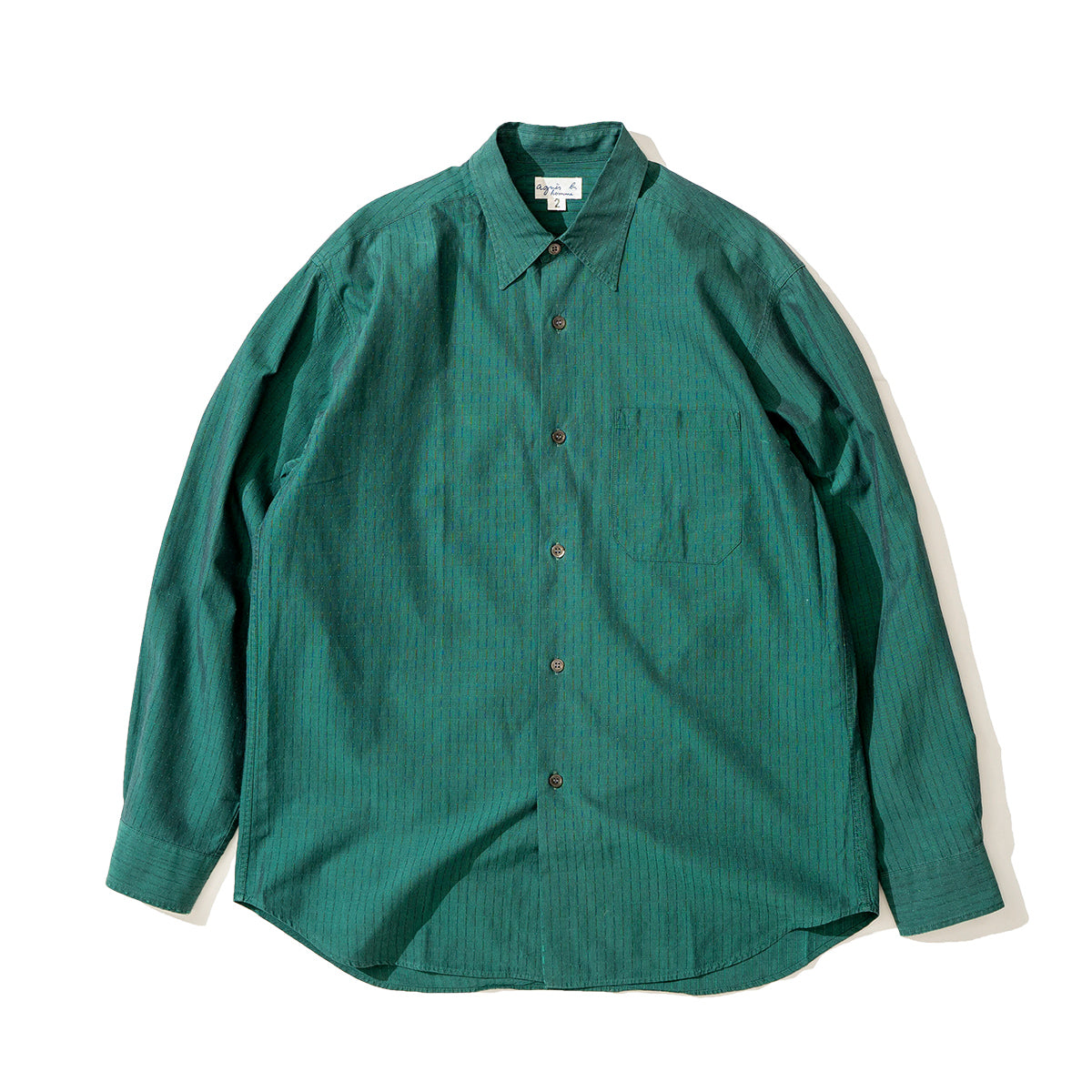 Striped L/S Shirt "Green"