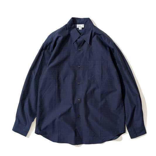 Stripe L/S Shirt "Navy"