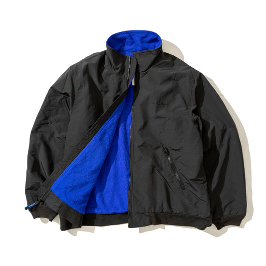 WARM-UP JACKET "Black / Blue"