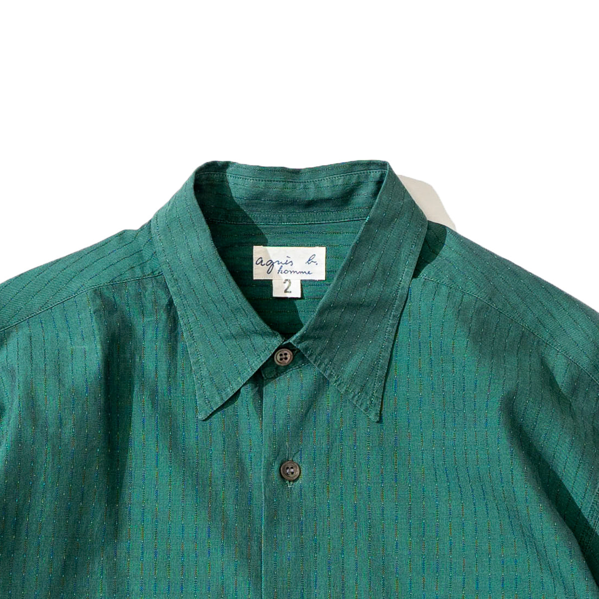 Striped L/S Shirt "Green"