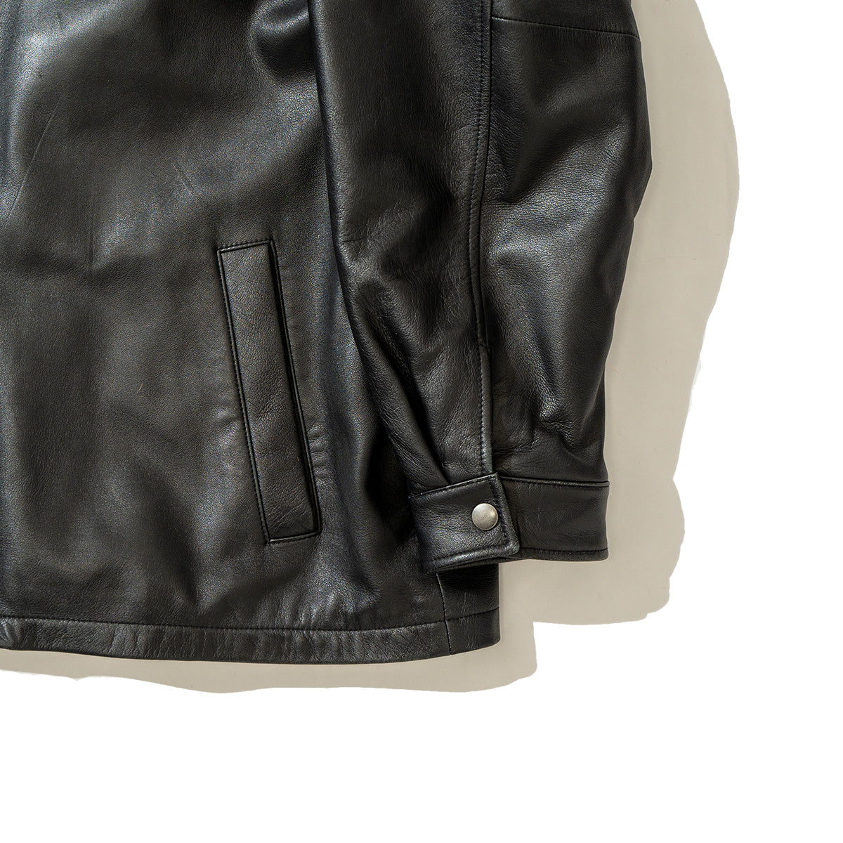 Lamb Leather Single Jacket