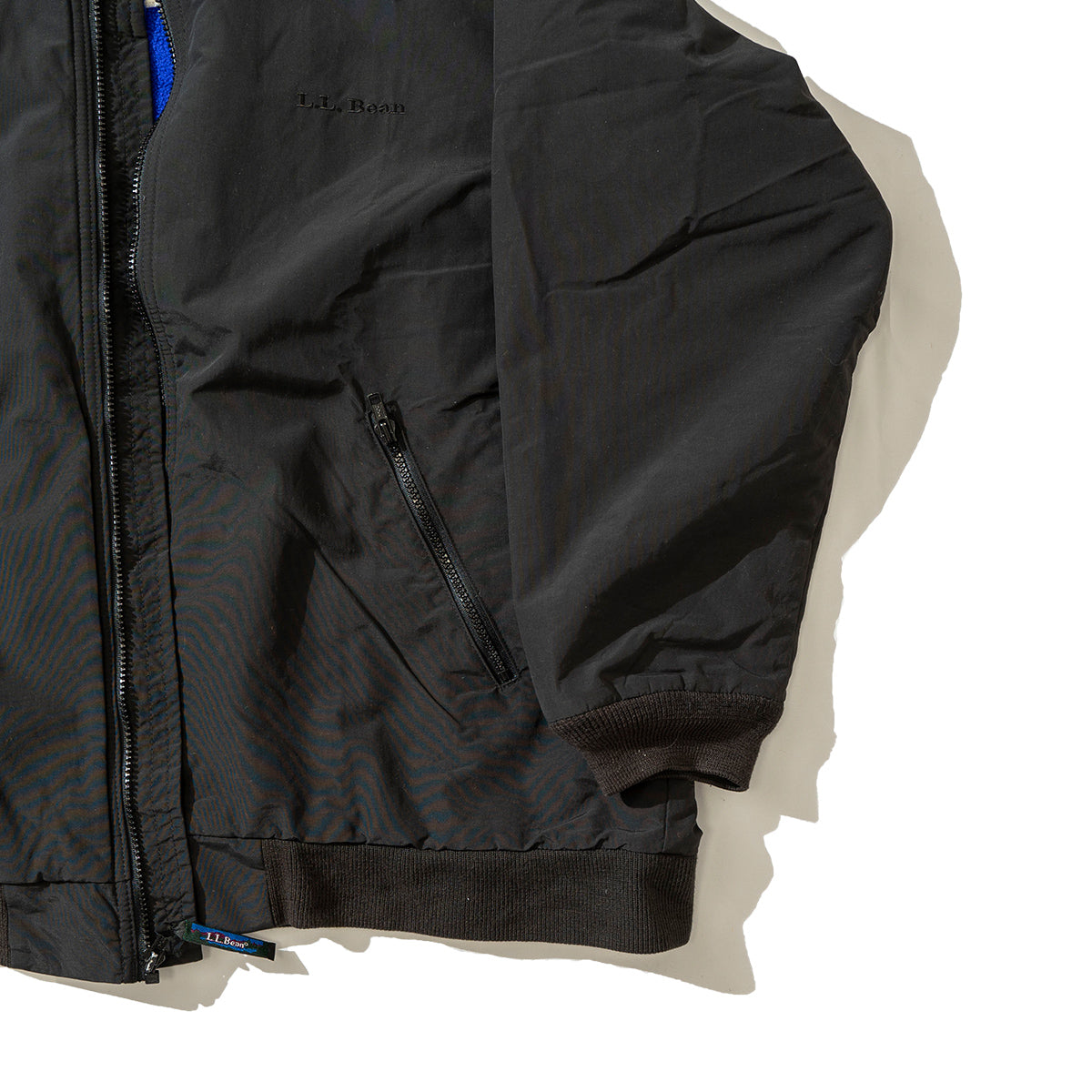 WARM-UP JACKET "Black / Blue"