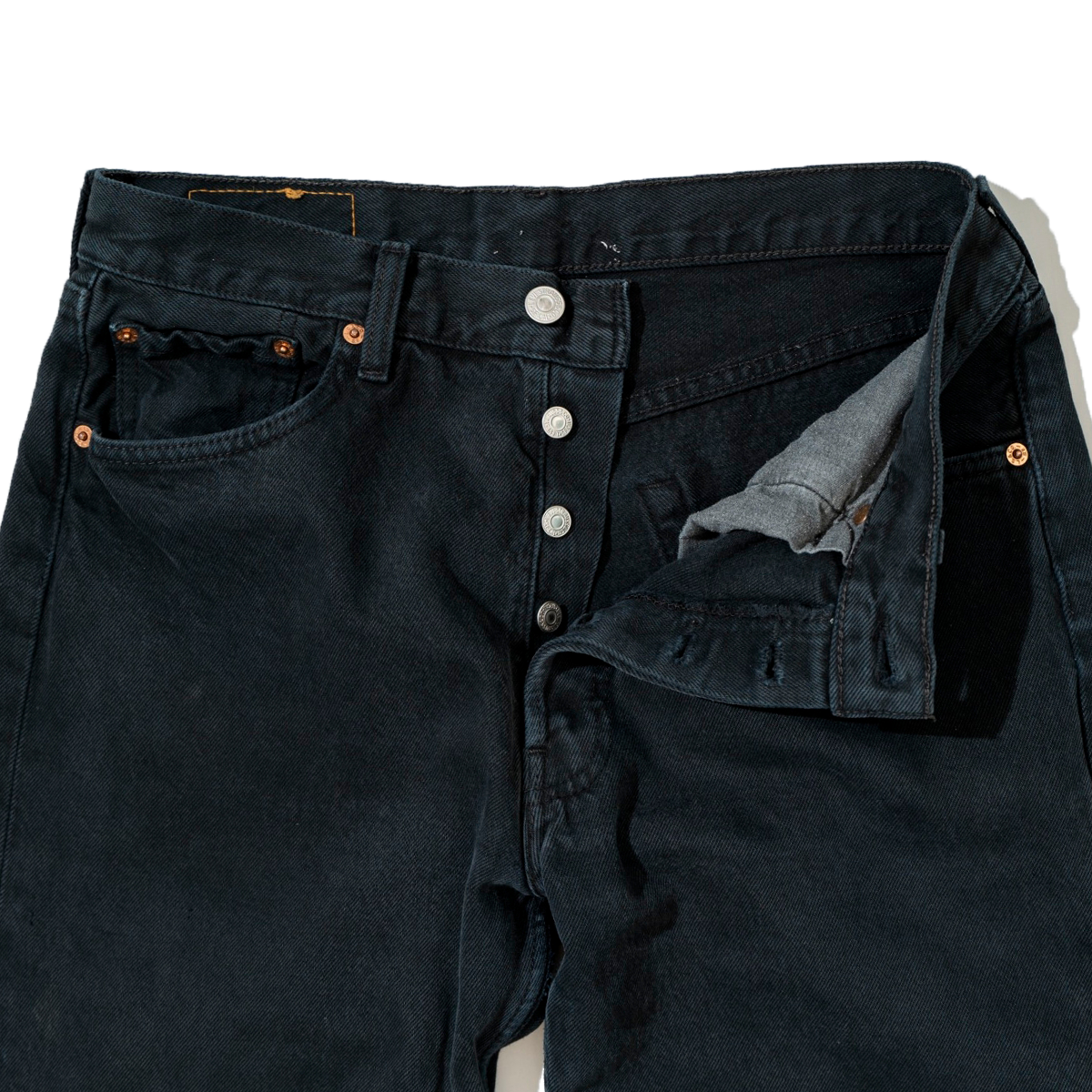 EURO 501 Black Denim Pants