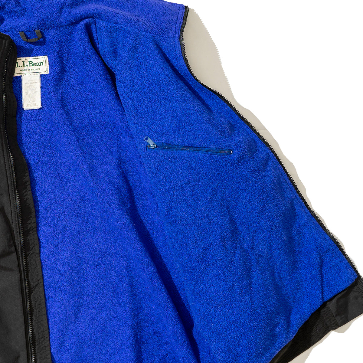 WARM-UP JACKET "Black / Blue"